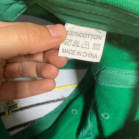 Jamaica Flag Green Baseball Cap Adjustable One Size - Picture 3 of 7